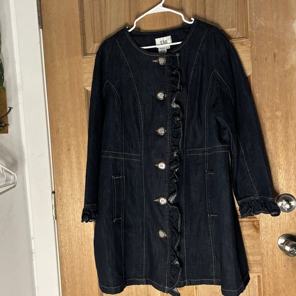 Live a Little Jackets & Blazers - Live a little women’s Y2K denim jacket size 1X